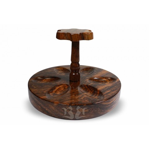 Suporte Bertoldi Redondo de Madeira Maciça – 6 Cachimbos Suporte Bertoldi Redondo de Madeira Maciça – 6 Cachimbos